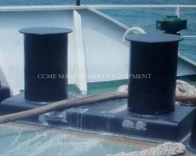 China Marine Mooring Cast steel Double Bollard supplier