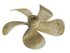 Bronze Propeller Copper Material Fixed Pitch Marine 4 Bladed Propellers Propeller supplier