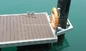 Floating Pontoon With Galvanized Steel Gangway Floating Pontoons supplier