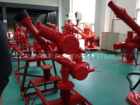 China Double Pipe Fire Fighting  Monitor supplier