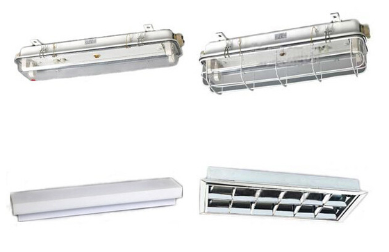 China Marine Fluorescent Light With Fixture Cover supplier
