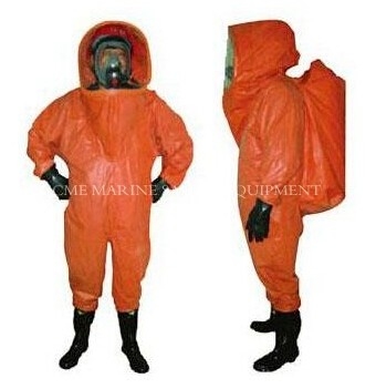 China Heavy Type Chemical Protective Suit For Fire Safety supplier