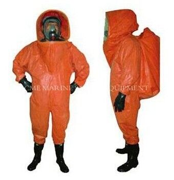 China Heavy Type Chemical Protective Suits For Fire Safety Equipment supplier