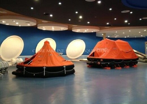 China Solas Davit Launched inflatable life raft life saving life rafts supplier