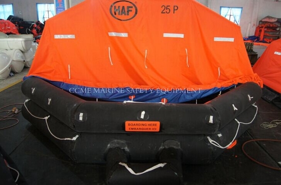 China 25 Persons CE Approved Self Inflating Solas Life Raft supplier