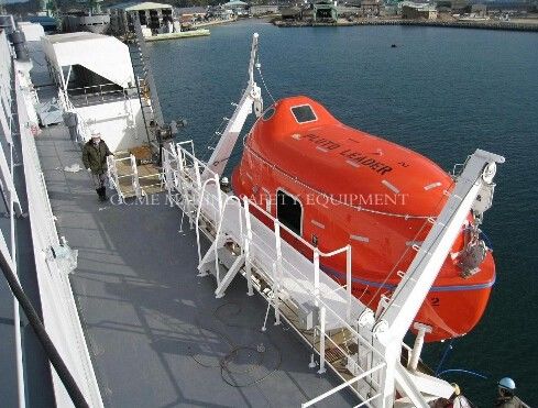 China Marine boat Gravity Luffing Arm Type Davits supplier