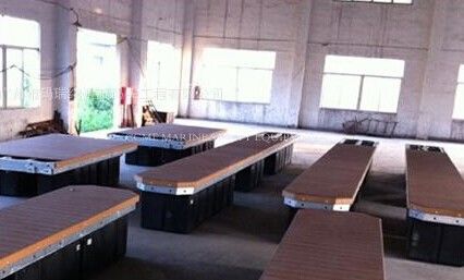 China Floating Dock  Marina Floating Aluminium Alloy Floating Dock floating bridge pontoons supplier