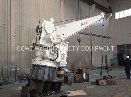China Marine Deck Electric Slewing Crane supplier