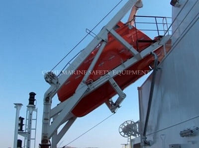 China Life Boat Davit For Totally Enclosed Boat supplier