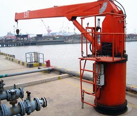 China Marine Crane with Hydraulic Telescopic Boom supplier