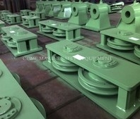 China Marine Double Sheave Horizontal Lead Fairlead Deck Mounted Fairlead supplier
