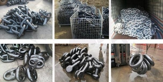 China Marine High Tensile Offshore Mooring Stud Link Marine Ship Anchor Chains supplier