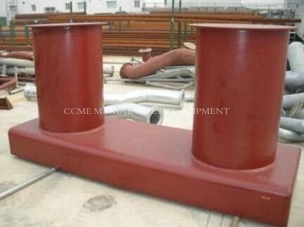 China Marine Steel Double Bollard Ship Casting Steel Bollard supplier