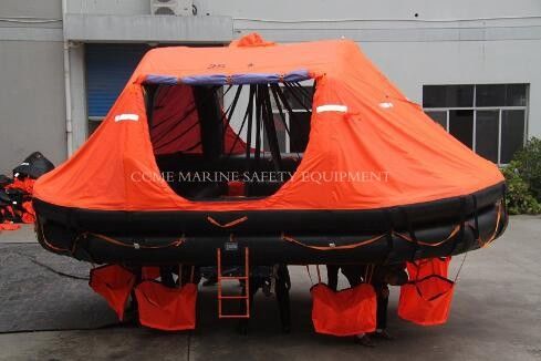 China Marine Solas Throw Over Life Rafts davit launched type life raft supplier
