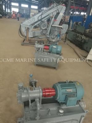 China Hydraulic Telescopic Knuckle Boom Marine Ship Deck Crane supplier