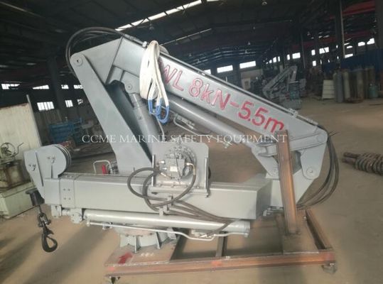 China Hydraulic Telescopic Knuckle Boom Marine Ship Deck Crane supplier