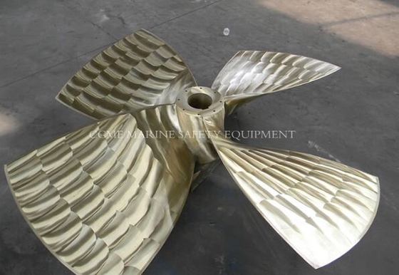 China Bronze Propeller Copper Material Fixed Pitch Marine 4 Bladed Propellers Propeller supplier