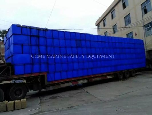 China Dock floating pontoon Marina Floating foam filled Floater floating drum floating bridge floaters supplier