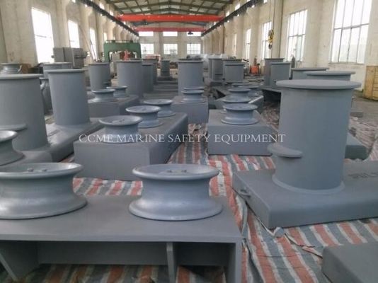 China Marine Ship Bollard Swival  Type A Cleat Fairlead With Single Roller supplier