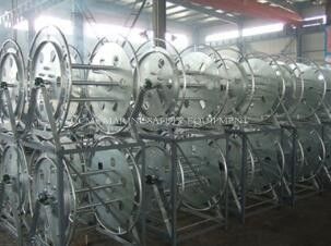 China Marine Mooring Fiber Wire Reel Rope Mooring Reel supplier