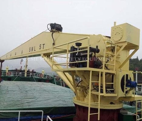 China Offshore Hydraulic Telescopic Boom Marine Crane Marine Electric Hydraulic Davit Crane supplier