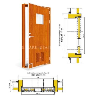 China Marine Door Ship Sliding Watertight Door marine steel door marine A60 B15 door supplier