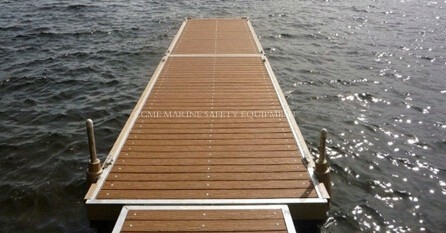 China Floating Pontoon With Galvanized Steel Gangway Floating Pontoons supplier