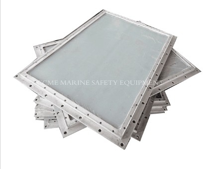 China 400x560mm Marine Watertight Window Marine Glass Window Marine Boat Steel Ordinary Fixed Rectangular Window supplier