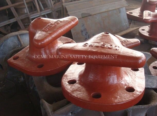 China Marine Mooring Tee Head Type Bollards With Anchor Bolts supplier