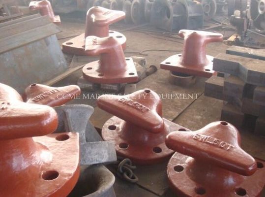 China Marine Mooring Tee Head Type Bollards With Anchor Bolts supplier