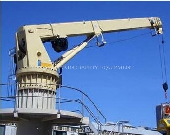 Marine Electric Hydraulic Deck Crane Marine Cranes supplier