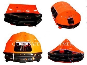 Marine Throw Over Type Life Raft Davit Launched Type Solas Life Rafts supplier