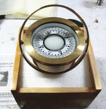 Ship Copper Compass Brass Marine Compass For Boats supplier