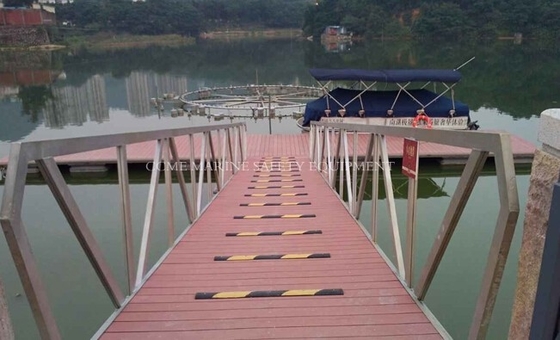 Floating Pontoon With Galvanized Steel Gangway Floating Pontoons supplier