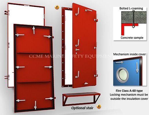Marine Weathertight Steel Door gastight door supplier
