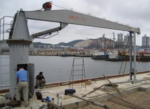 Marine Crane Marine Electric Hydraulic Davit Crane supplier