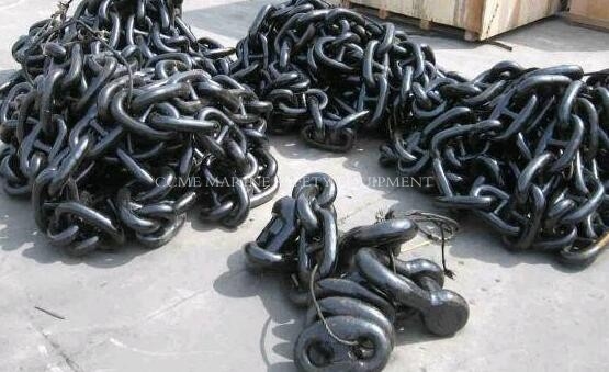 Marine High Tensile Offshore Mooring Stud Link Marine Ship Anchor Chains supplier