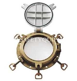 Marine Brass Portlight Porthole Side Scuttles Window With Deadlight Marine Window supplier