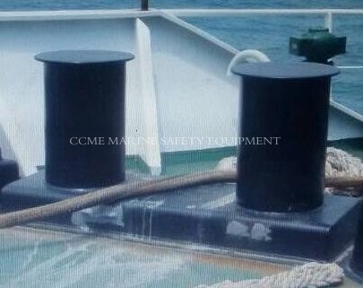 Welded Types Of Marine Ship Double Bitt Bollards supplier