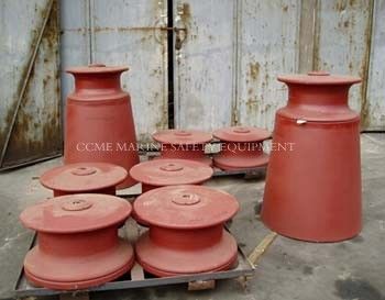 Marine Cast Iron Fairlead Roller Fairleads Mooring Equipment supplier
