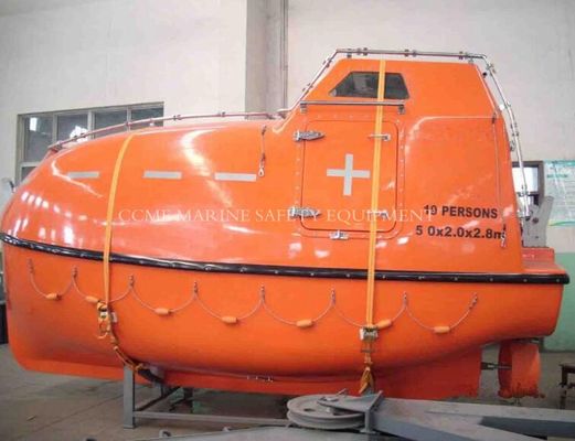 20 Persons Totally enclosed  life boat marine free fall life boats supplier