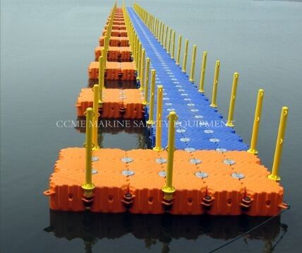 HDPE Floating Dock Plastic Pontoon Marina Floating pontoon floating bridge supplier