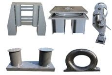 Marine Double Bollard Steel Ship Marine Bollards supplier