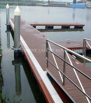 Floating Pontoon With Galvanized Steel Gangway Floating Pontoons supplier