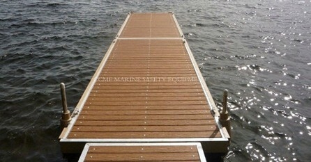 Floating Pontoon With Galvanized Steel Gangway Floating Pontoons supplier