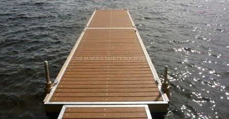 Floating Pontoon With Galvanized Steel Gangway Floating Pontoons Floater Floating drum supplier