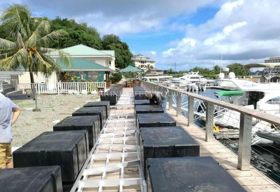 Floating pontoons floating dock with Aluminum frame Floating Dock pontoon Marina pontoon supplier