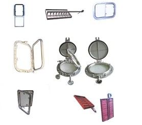 Marine Aluminum Openable Rectangular Window With Deadlight